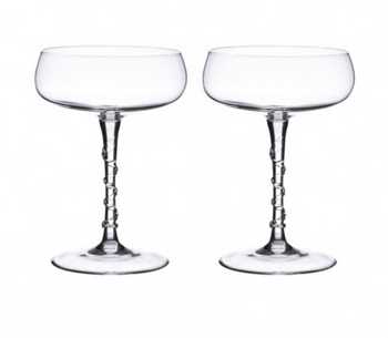 Juliska Amalia Champagne Coupes - Set of 2